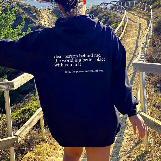 Melisa Dear Person Behind Me Hoodie