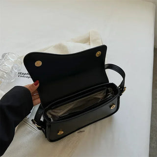 Juneesa - Flap Shoulder Bag - Vintage Leather Fashion