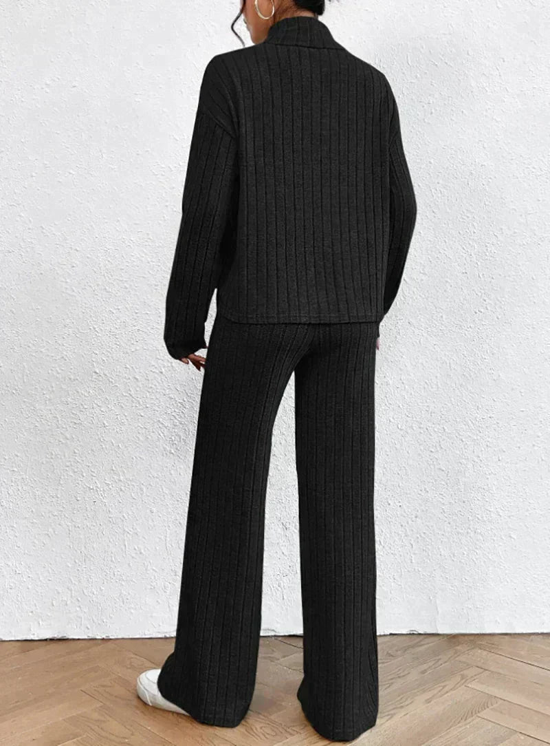 Noor Knit Turtleneck and Pants Set