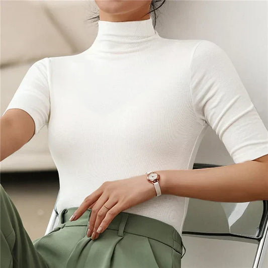 Raffaella Ultralight Seamless Turtleneck Sweater