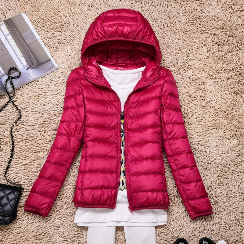 Ingeborg Ultralight Packable Hooded Puffer Jacket