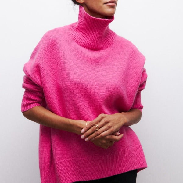 Marlen Oversized Turtleneck Sweater