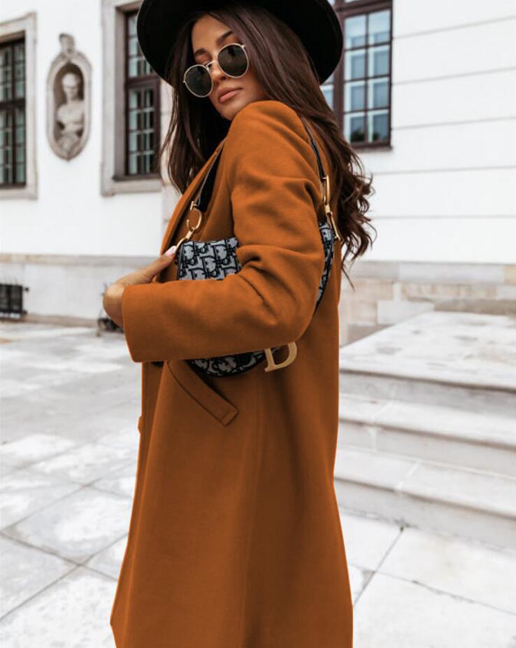 Lorna Long Lapel Button Coat