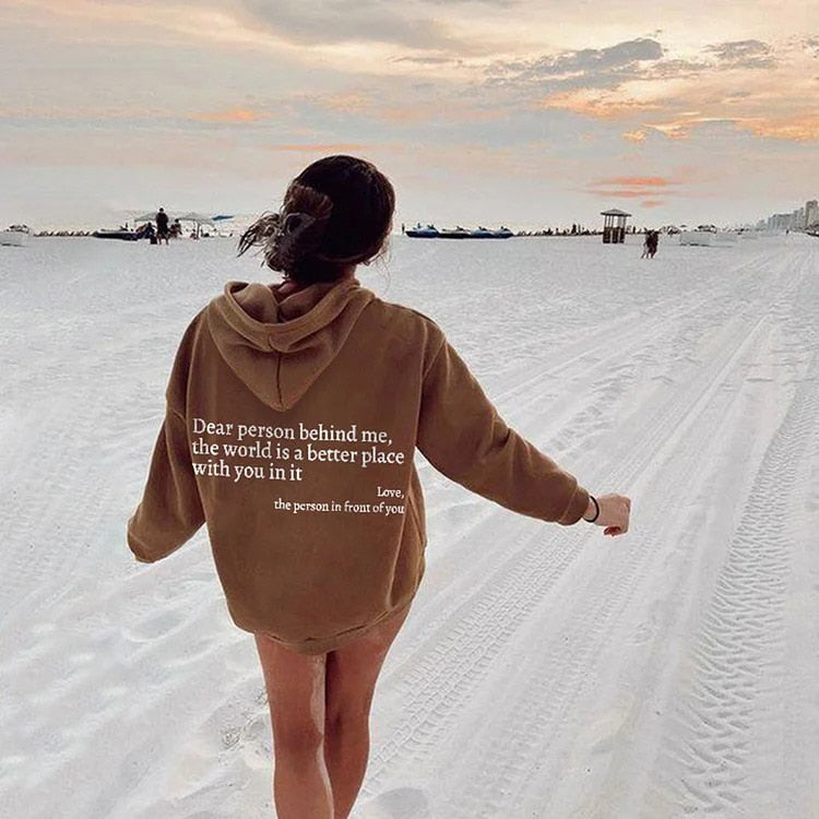 Melisa Dear Person Behind Me Hoodie