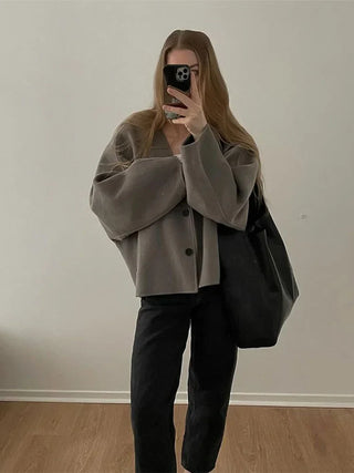 Charee - Oversized coat - Cozy outerwear