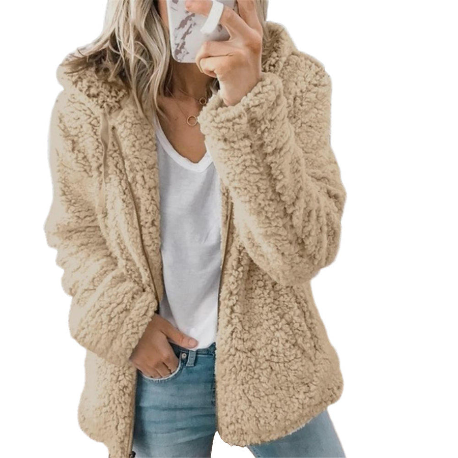 Fabienne Sherpa Zip Coat