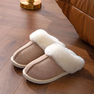 Francine - Suede winter slippers - Fur lining