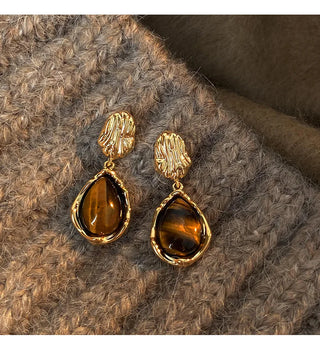 Micara - Tiger's Eye - Earrings