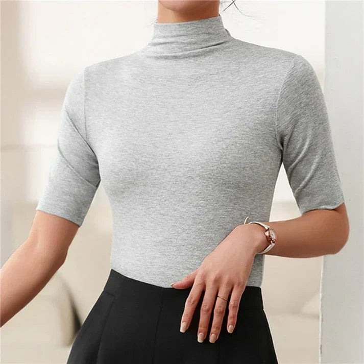 Raffaella Ultralight Seamless Turtleneck Sweater