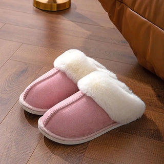 Francine - Suede winter slippers - Fur lining