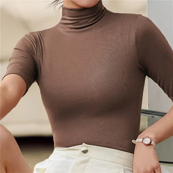 Raffaella Ultralight Seamless Turtleneck Sweater