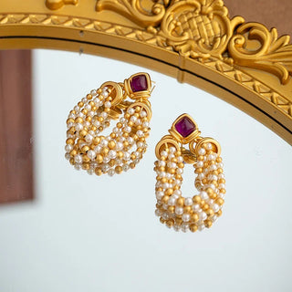 Micara - Royal Pearl - Earrings