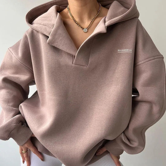 Ottilie Oversized Chest Pocket Hoodie