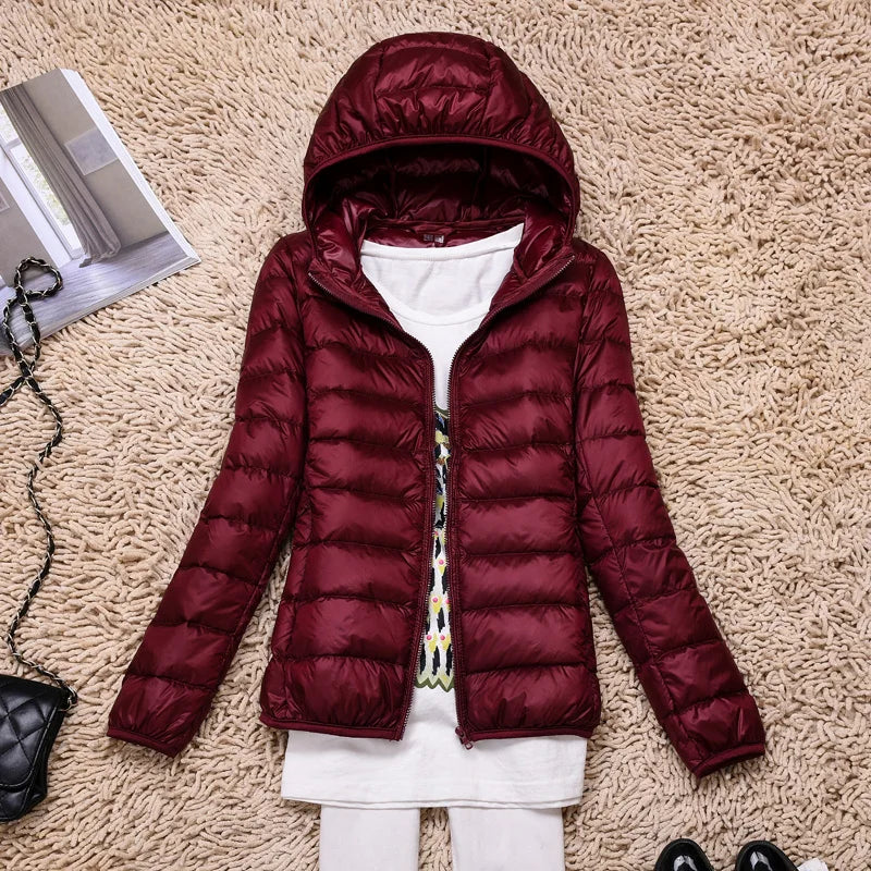 Ingeborg Ultralight Packable Hooded Puffer Jacket