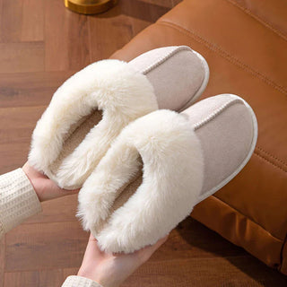 Francine - Suede winter slippers - Fur lining