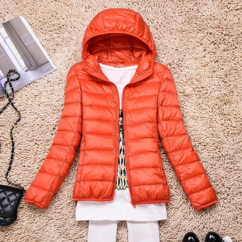 Ingeborg Ultralight Packable Hooded Puffer Jacket