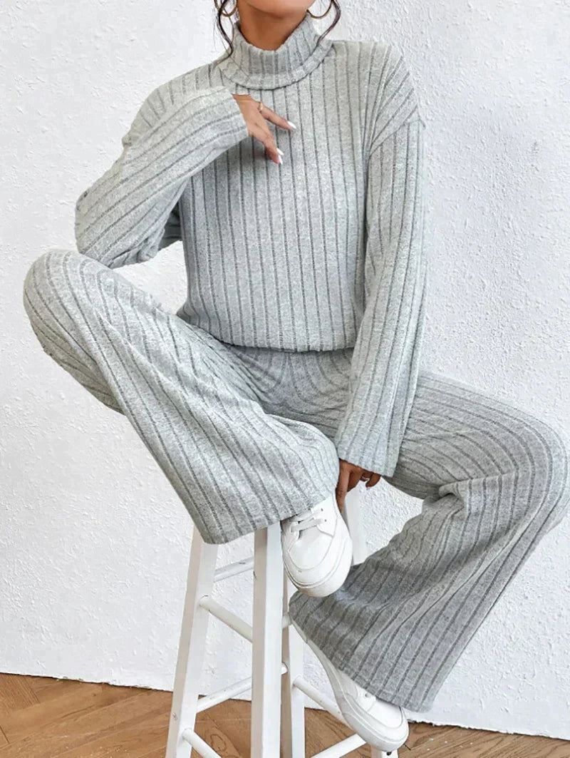 Noor Knit Turtleneck and Pants Set