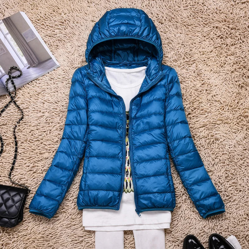 Ingeborg Ultralight Packable Hooded Puffer Jacket
