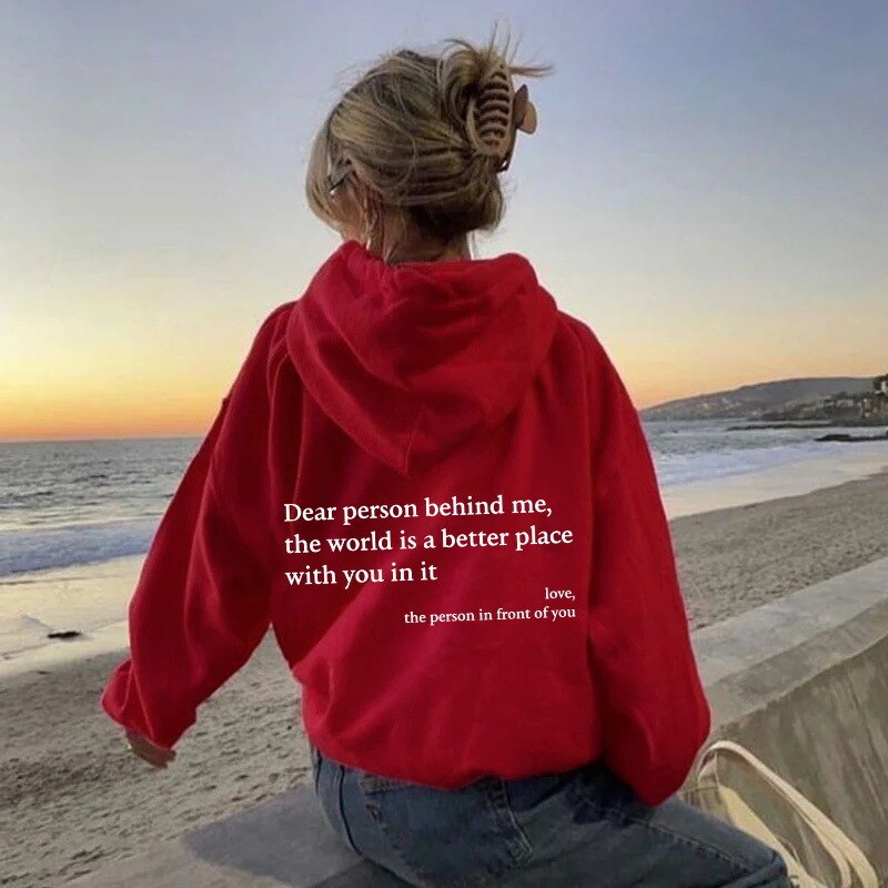 Melisa Dear Person Behind Me Hoodie