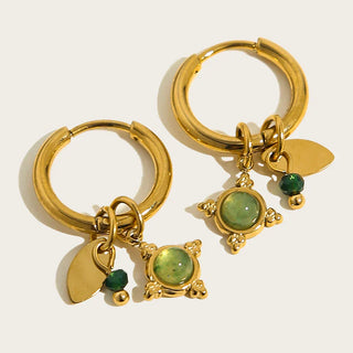 Micara - Emerald Star - Earrings