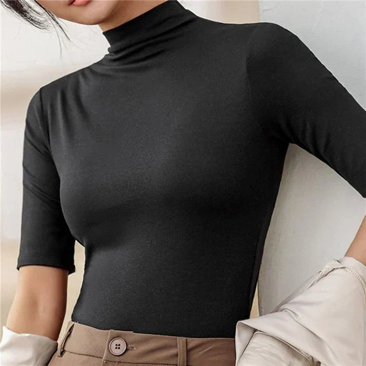 Raffaella Ultralight Seamless Turtleneck Sweater