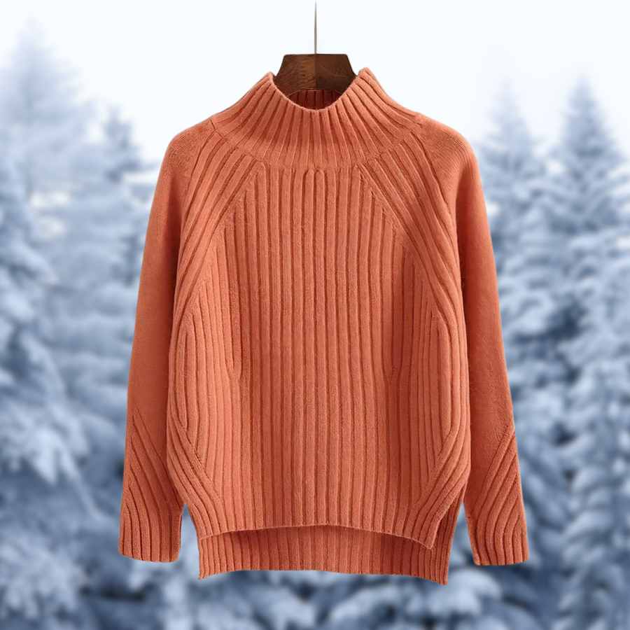 Ulrika Striped Crew Neck Knit Sweater