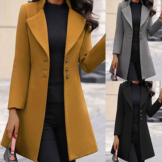Nerys Classic Wool Look Coat