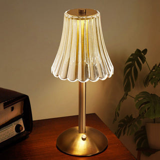 Pharos - Golden crystal table lamp