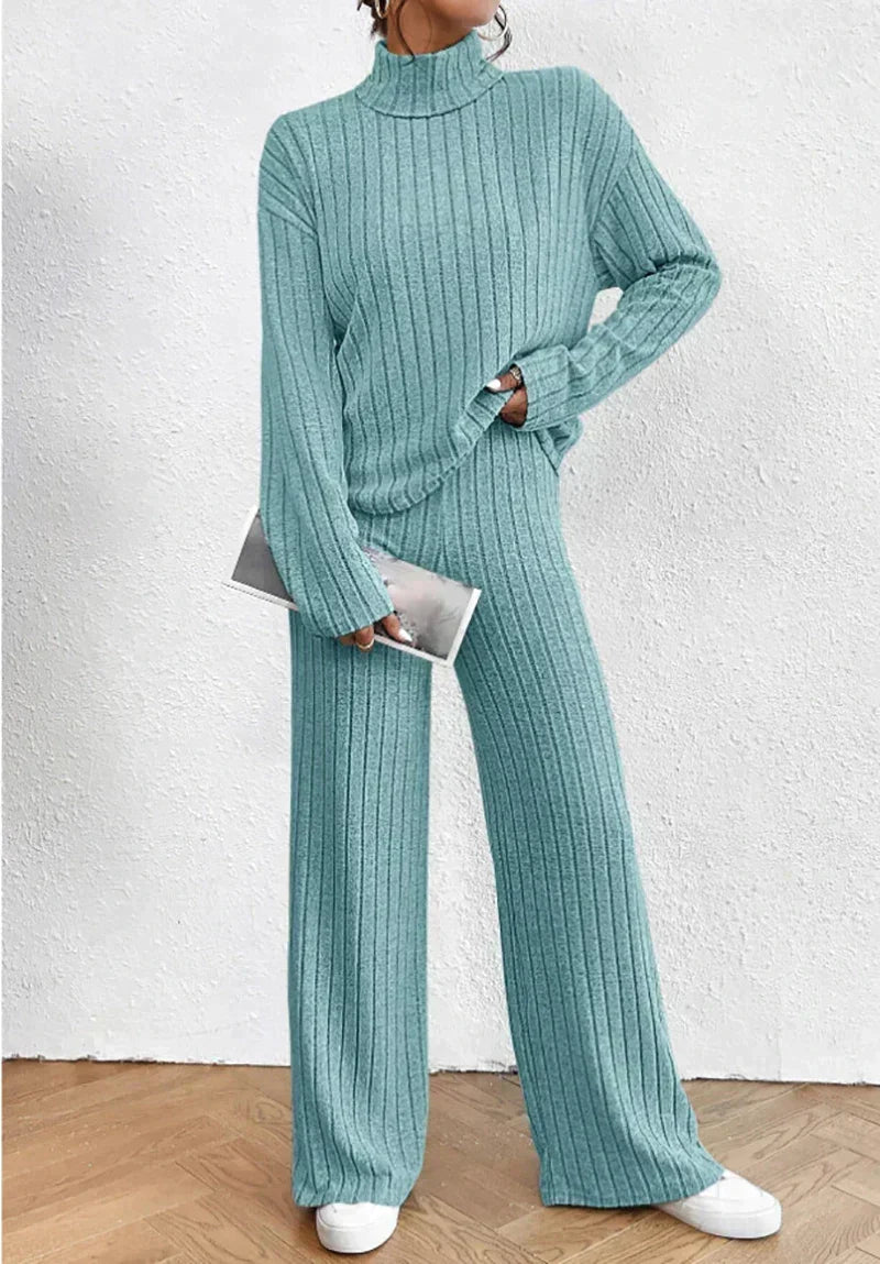 Noor Knit Turtleneck and Pants Set