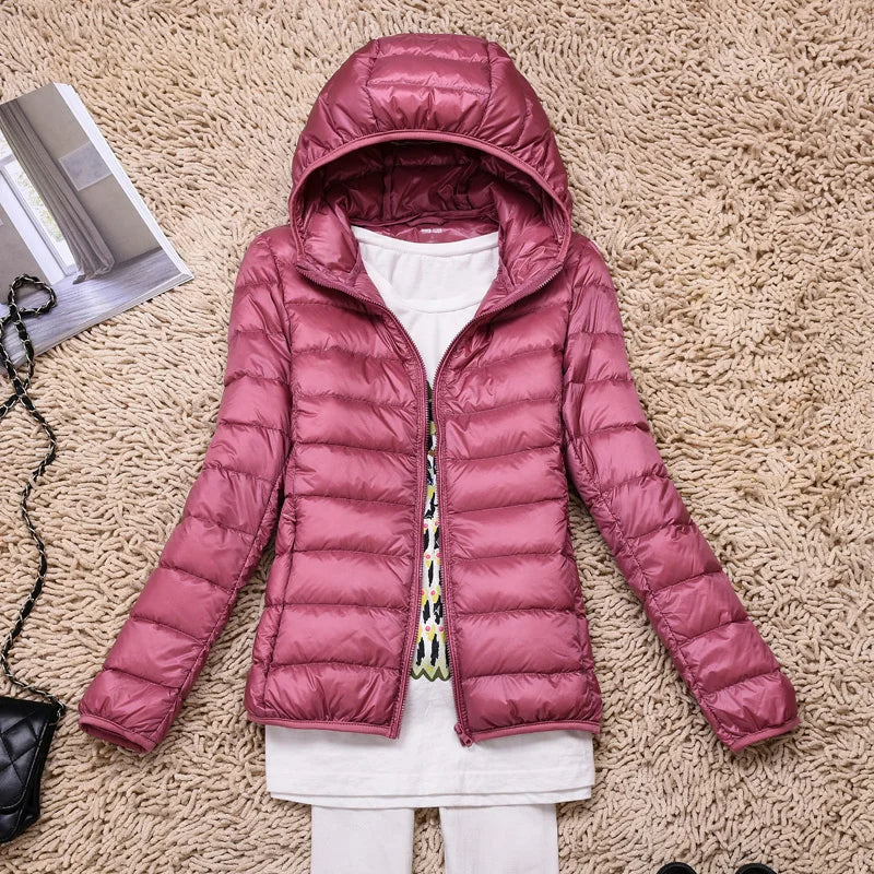 Ingeborg Ultralight Packable Hooded Puffer Jacket