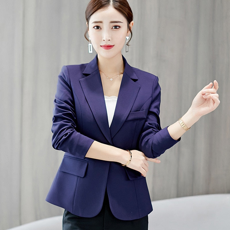 Tabea Fitted One Button Blazer