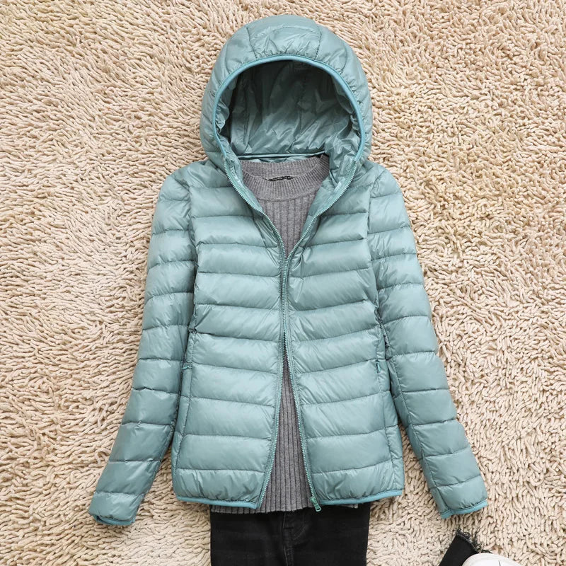 Ingeborg Ultralight Packable Hooded Puffer Jacket