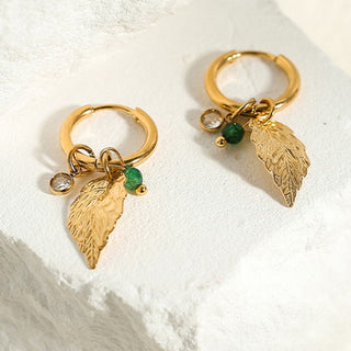 Micara - Pearl Foliage - Earrings