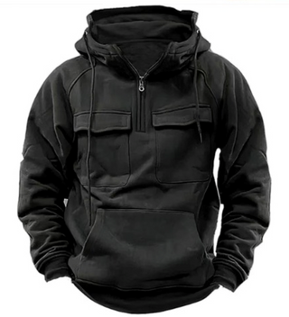 Adrian - Hoodie with Zip fastening