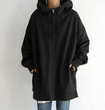 Vivien Oversized Zip Up Hoodie