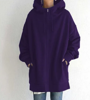Fleur Zip Up Hoodie