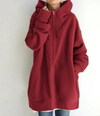 Vivien Oversized Zip Up Hoodie
