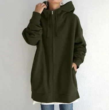 Birte Zip Up Winter Hoodie