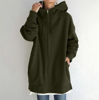Vivien Oversized Zip Up Hoodie
