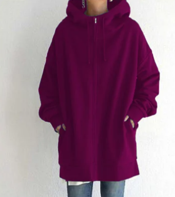 Vivien Oversized Zip Up Hoodie