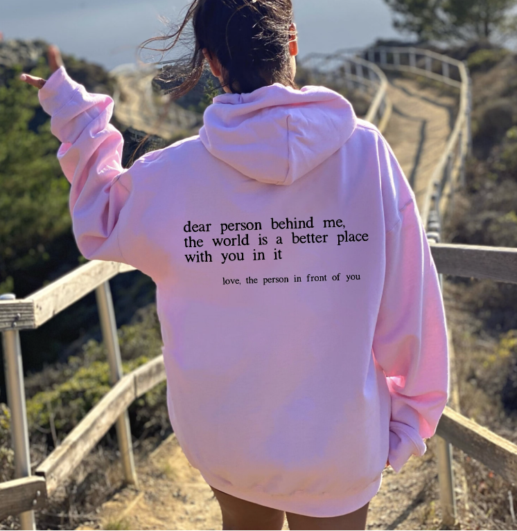 Clarissa Oversized Back Print Hoodie