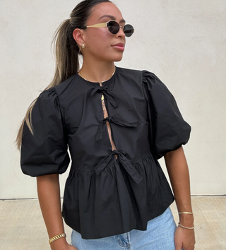 Harriett - Peplum blouse - Elegant baggy fit