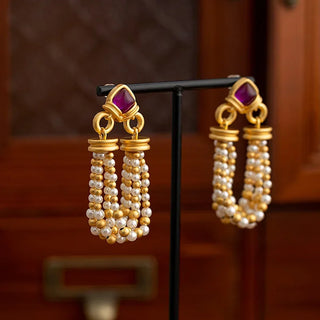 Micara - Royal Pearl - Earrings