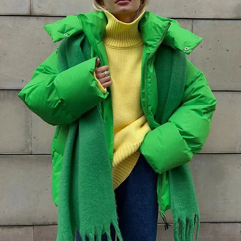 Merle Monochrome Puffer Jacket