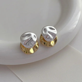 Micara - Silver Crest - Earrings