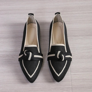 Jordana - Pointed toe loafers - Knot detail