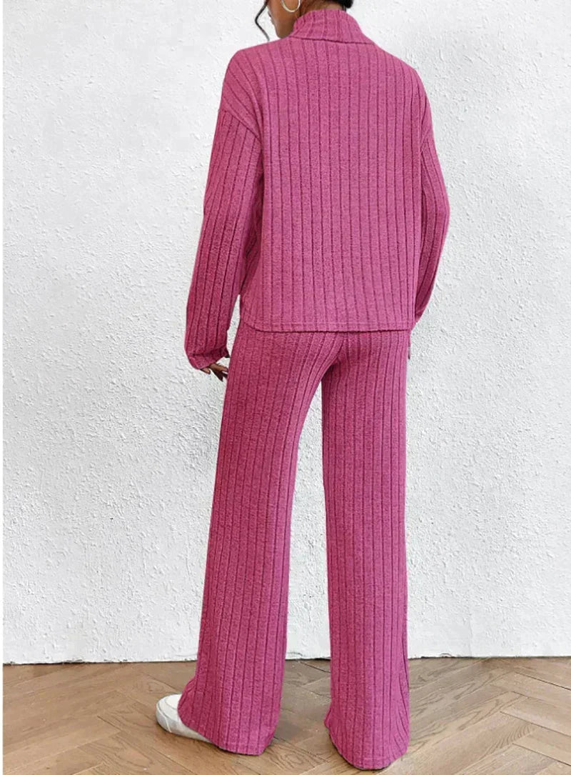 Noor Knit Turtleneck and Pants Set