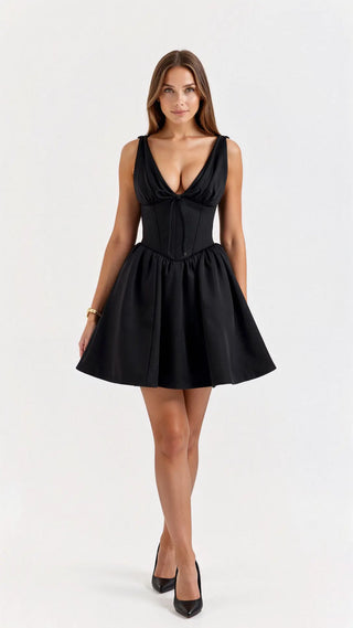 Seraphina Satin Mini Dress