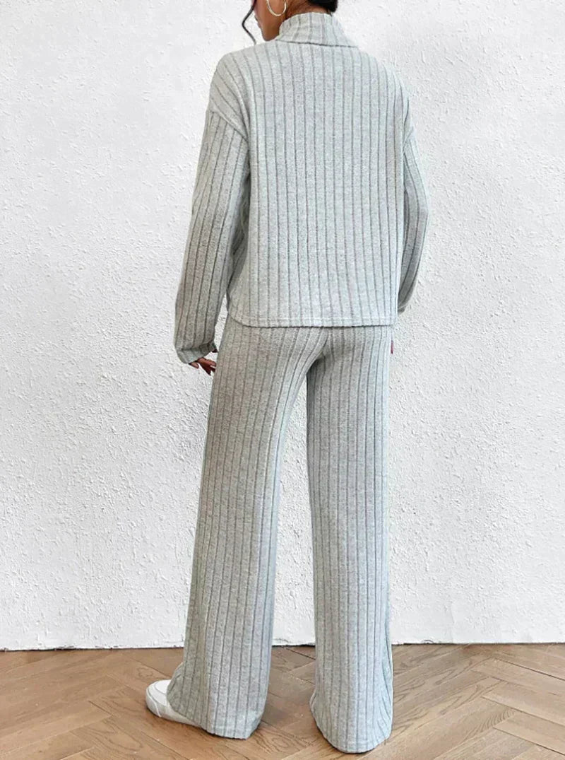 Noor Knit Turtleneck and Pants Set