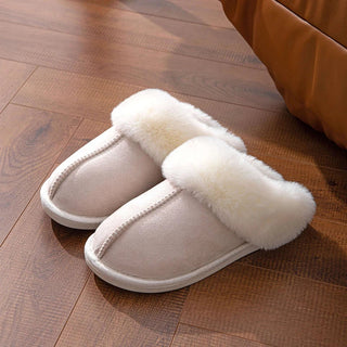 Francine - Suede winter slippers - Fur lining